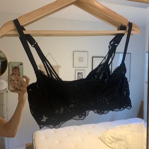 LOVE By Gap - black lace bra